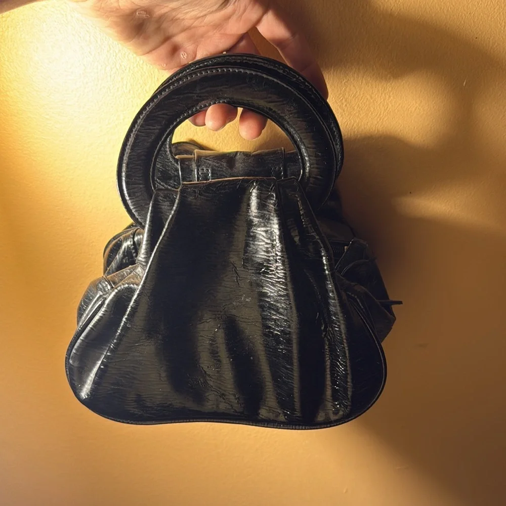 Small Black Evening Bag/Purse - Picture 4 of 6